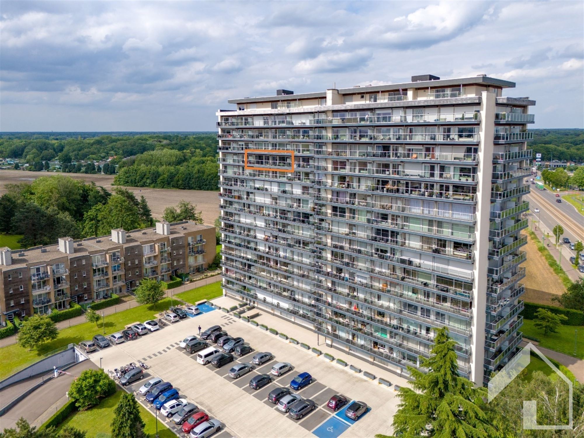Appartement met panoramisch zicht, 2 slaapkamers en terras