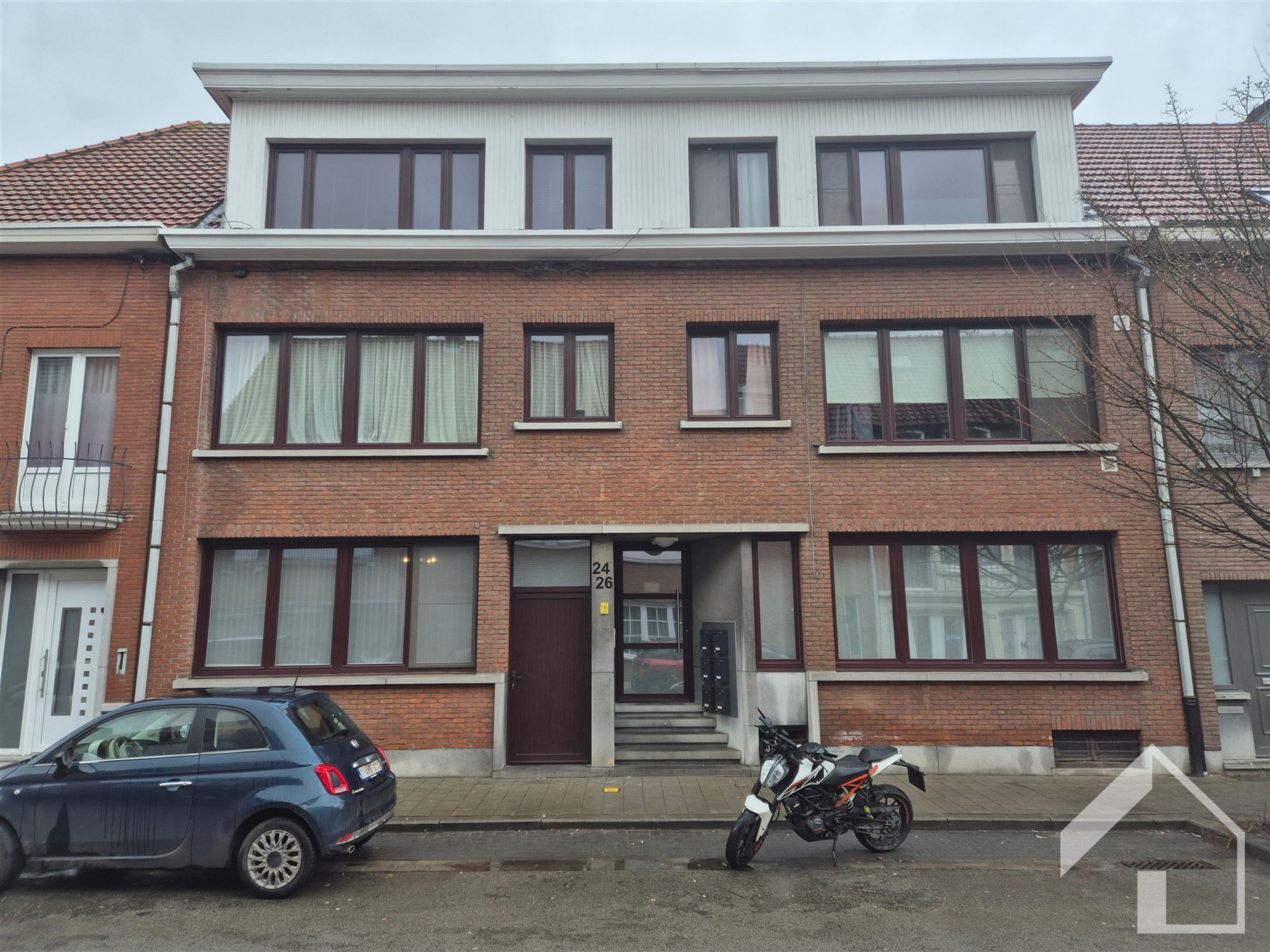 Gelijkvloersappartement op toplocatie met 1 slaapkamer en binnenkoer