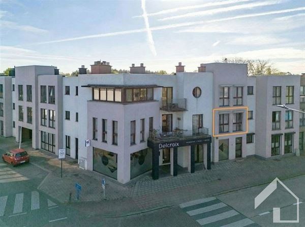 Appartement met 2 slaapkamers, terras, gemeenschappelijke tuin en lift. Optioneel Garagebox