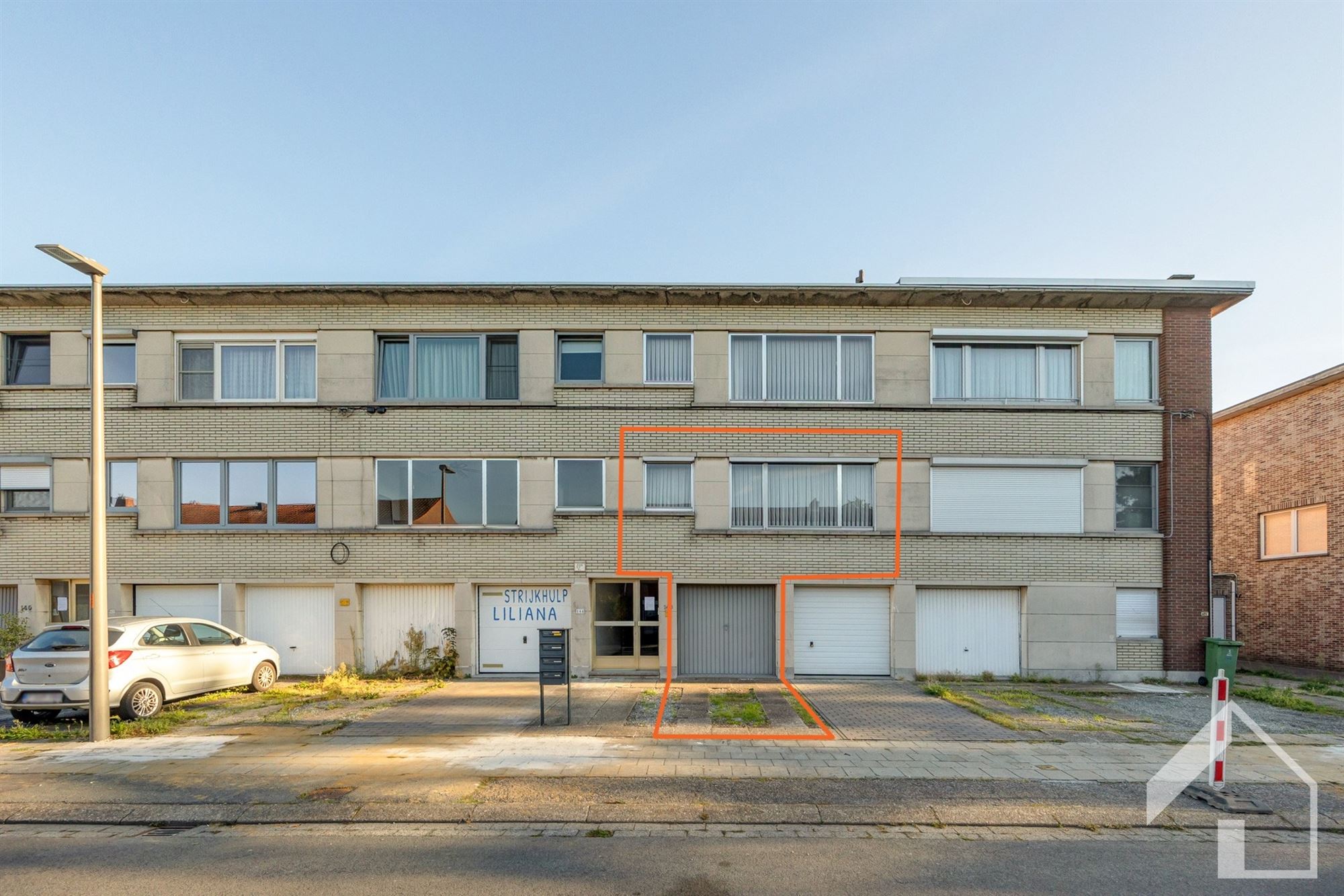 2-slaapkamerappartement met garage, tuin en extra kamer/atelier/berging/slaapkamer