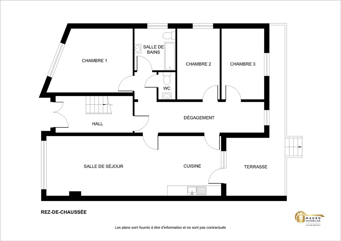 Appartement 3 chambres.
