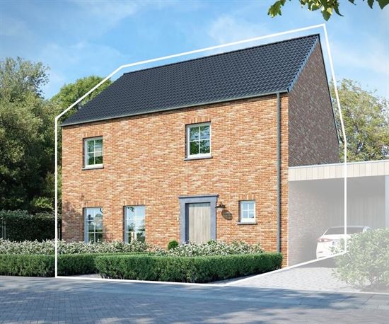 Bouwgrond met nieuw te bouwen woning