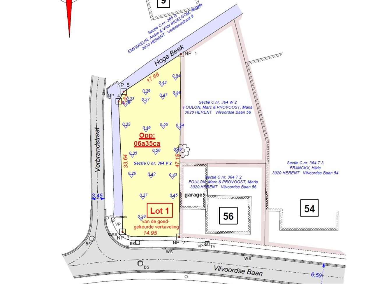 Bouwgrond met nieuw te bouwen woning