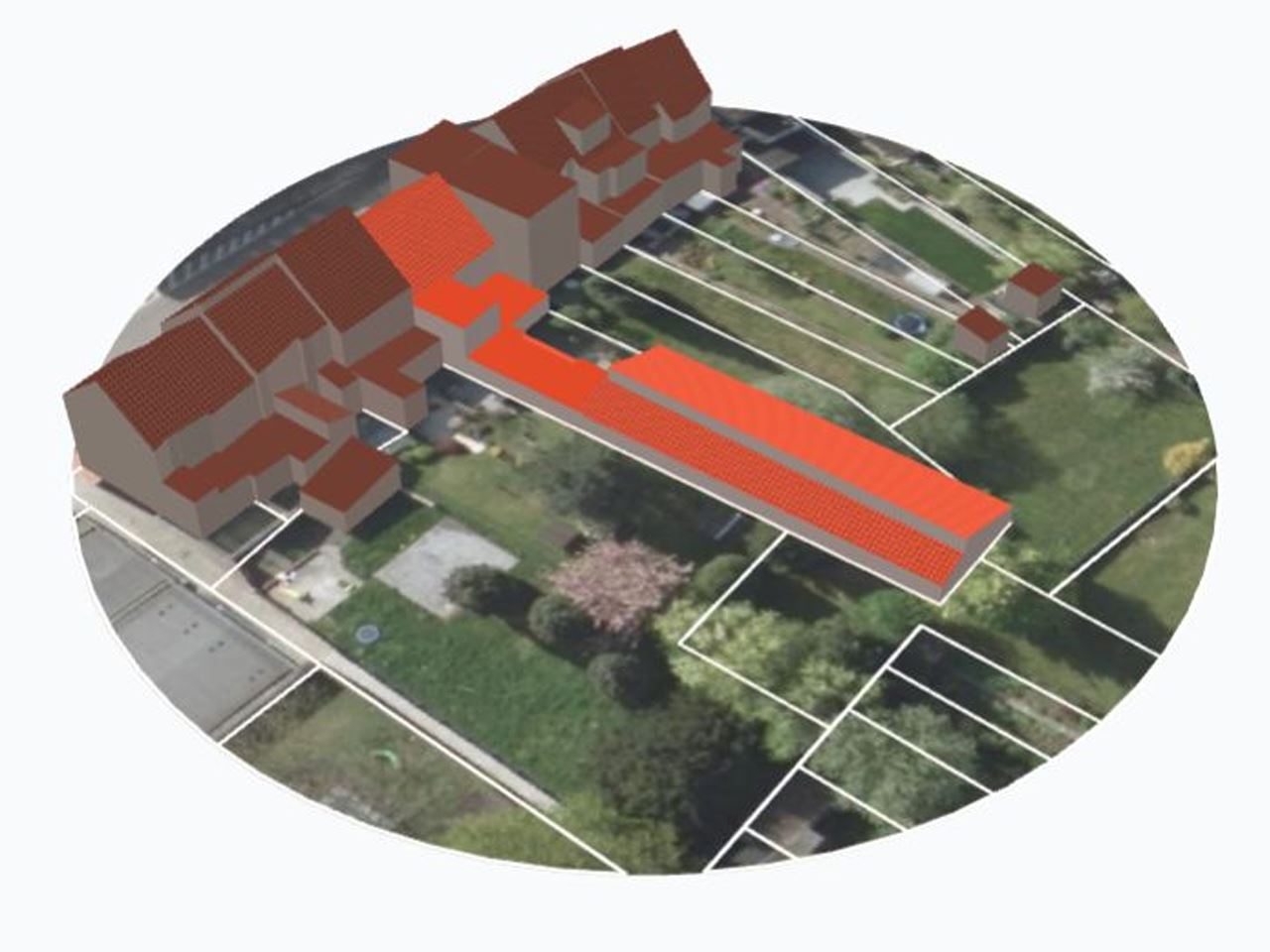 Kantoorruimte/atelier met duplexapp. in centrum Tervuren