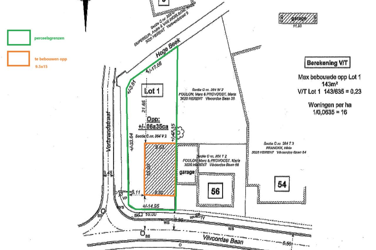 Mooie zuidgerichte bouwgrond voor HOB, 6a35ca