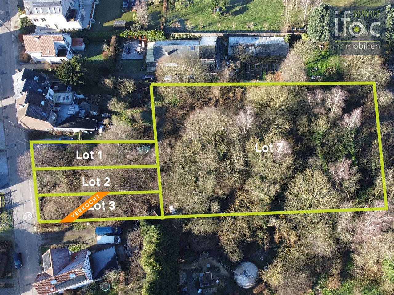 Favourably located plot 3a59ca, near the Sonian Forest!