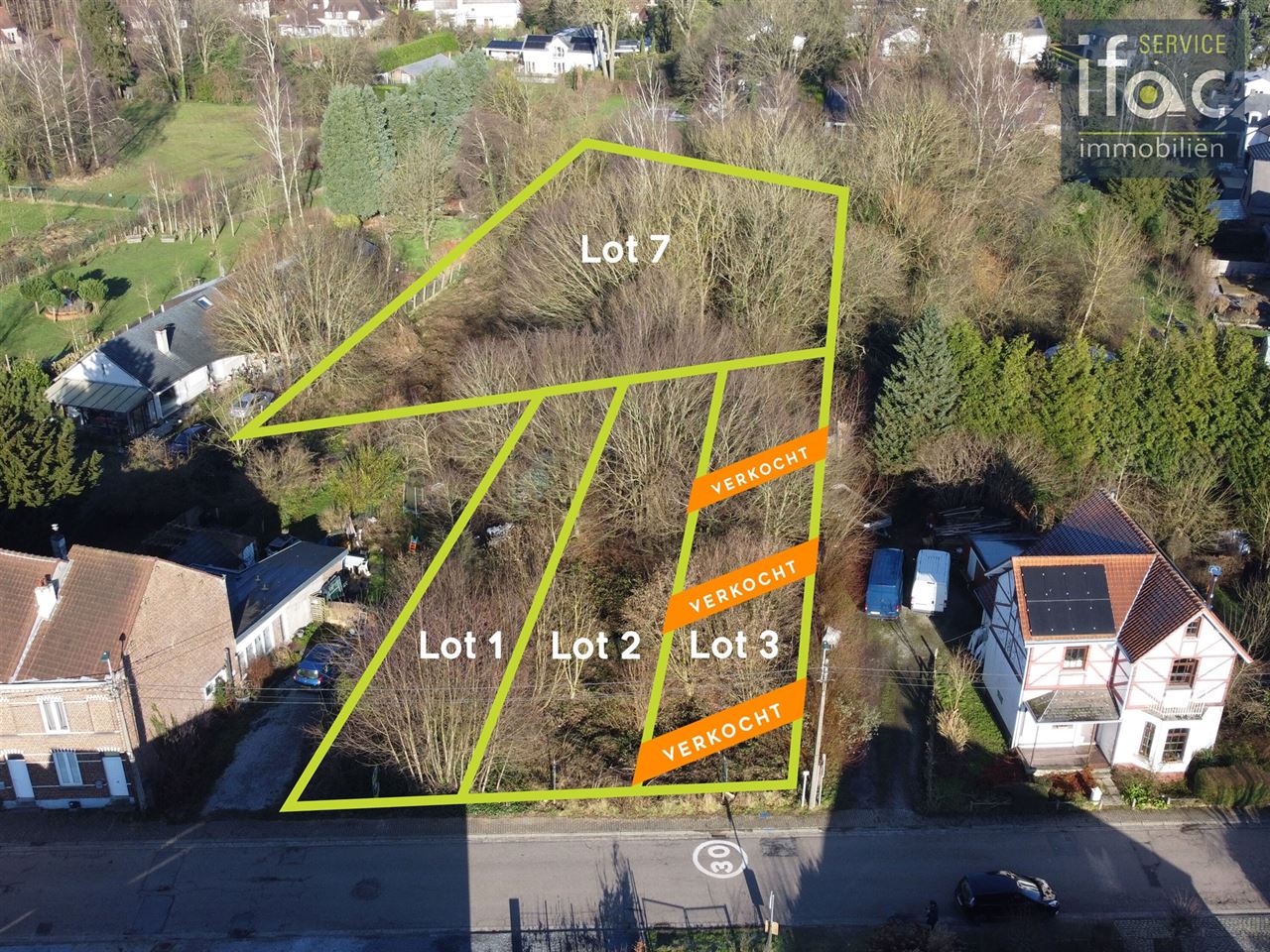 Favourably located plot 3a59ca, near the Sonian Forest!