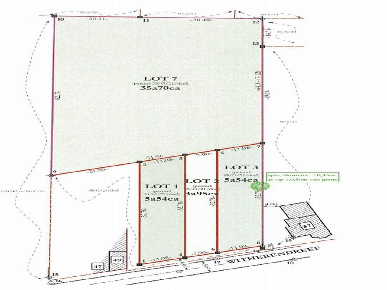 Garden zone plot of 35a 70ca