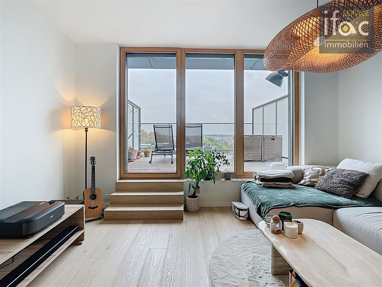 Fantastische duplex penthouse op het zevende verdiep.