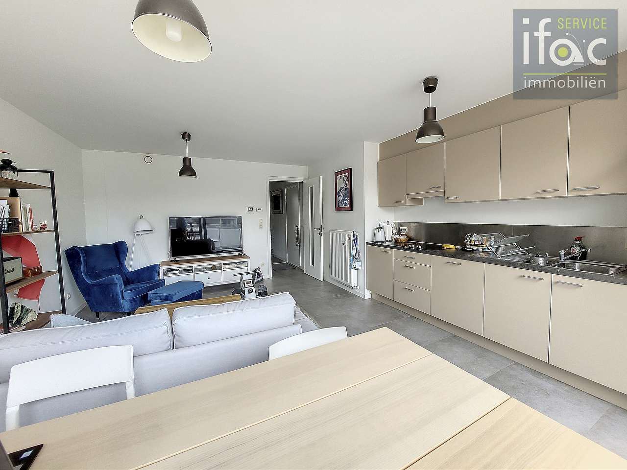 Modern appartement in centrum Tervuren met 2 slaapkamers.