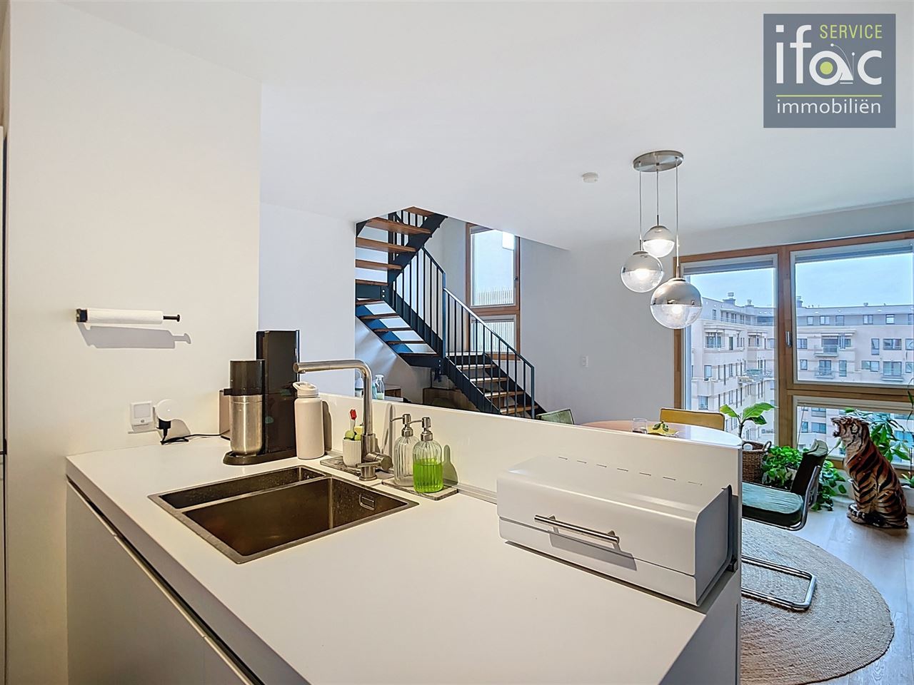 Fantastische duplex penthouse op het zevende verdiep.