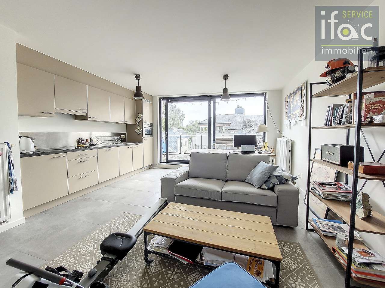 Modern appartement in centrum Tervuren met 2 slaapkamers.