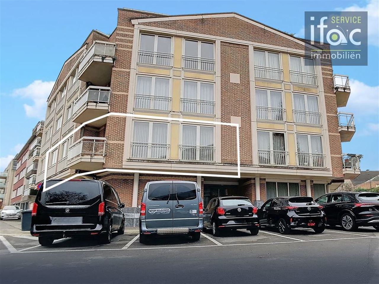 Uitstekend gelegen appartement met 2 slaapkamers