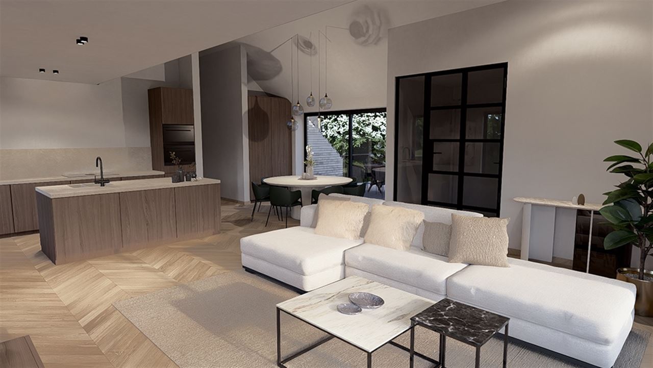 Uniek nieuwbouwapp. ±155 m² 1ste verdiep met 2 terrassen