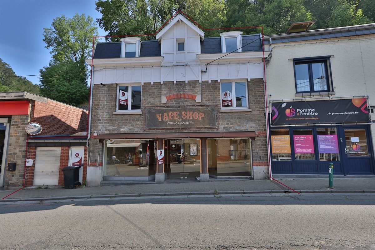 Remouchamps - à vendre - Rez commercial et duplex