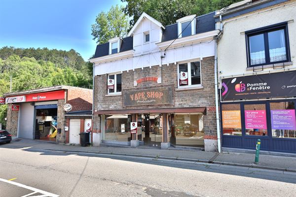 Remouchamps - à vendre - Rez commercial et duplex