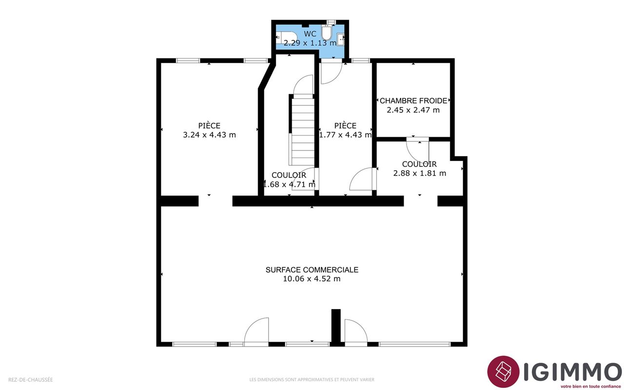 Hamoir - à vendre -Rez commercial et duplex avec jardin