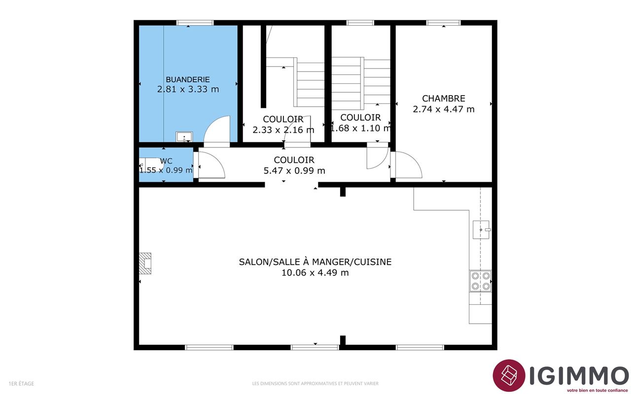 Hamoir - à vendre -Rez commercial et duplex avec jardin