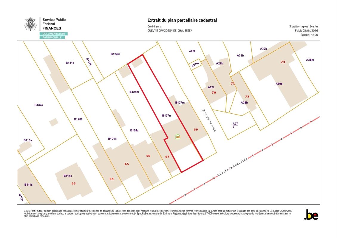 Terrain à bâtir de 4a 70ca + projet