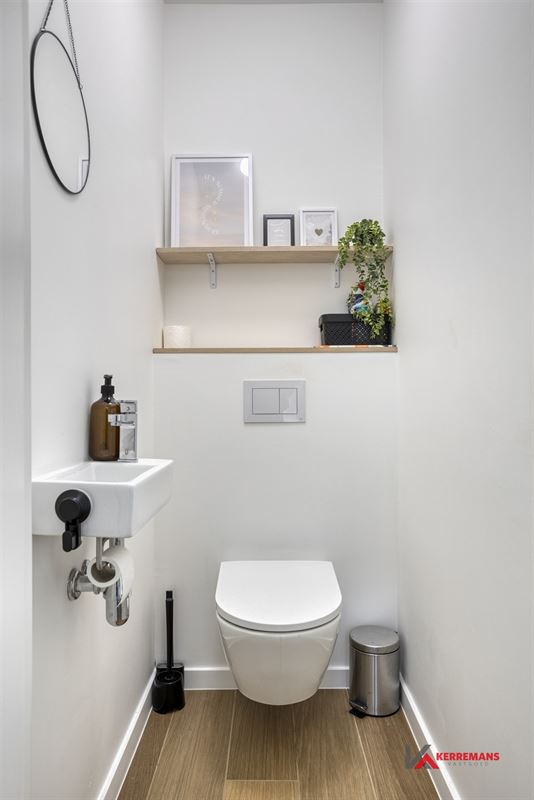 Energiezuinig appartement met 2 slaapkamers en terras.