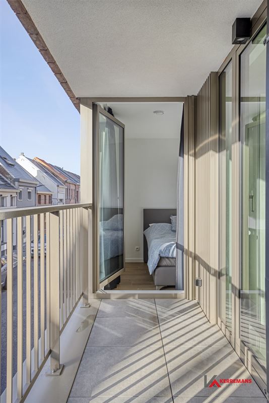 Energiezuinig appartement met 2 slaapkamers en terras.