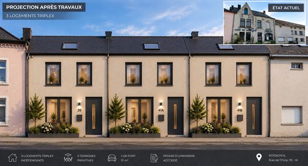 PROJET DE 3 LOGEMENTS / Idéal investisseur