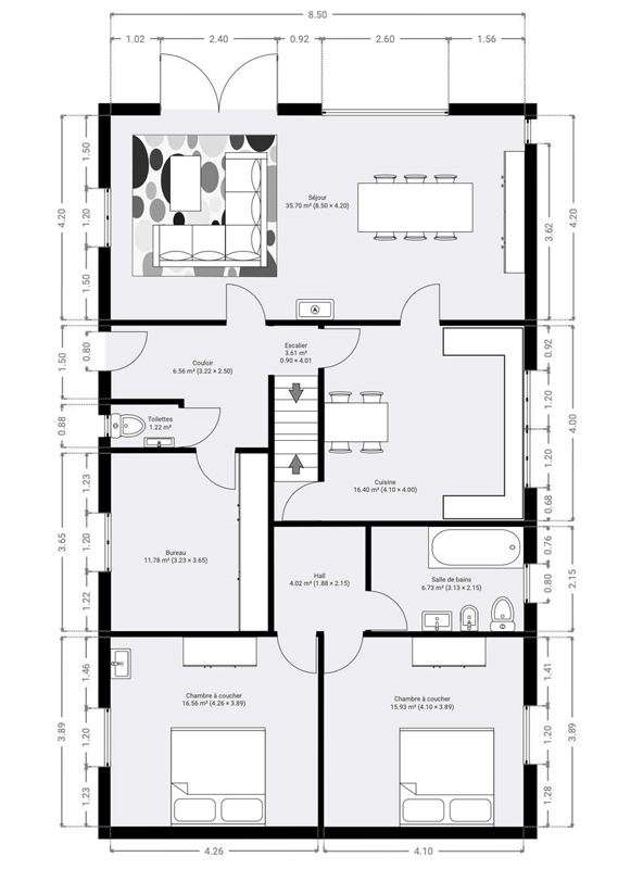 Spacieuse et lumineuse villa de 334m² en bon état sur Maison