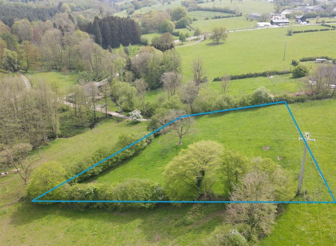 Entre La Roche et Marche-en-Famenne, terrain 43a avec permis de bâtir