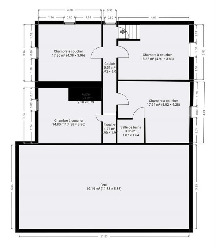 Splendide et authentique fermette ardennaise sur + de 22 a