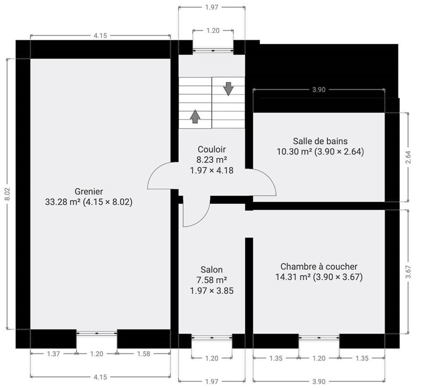 Splendide maison bourgeoise 4 ch avec piscine sur + de 14 a