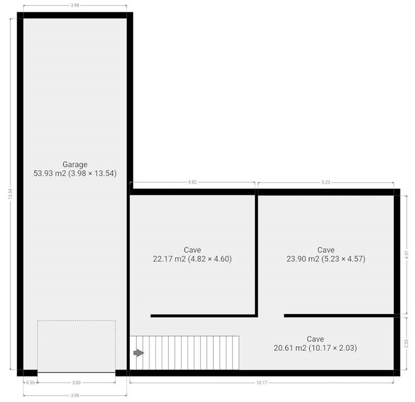 Immeuble commercial en bon état de 511m² sur 18a 25ca