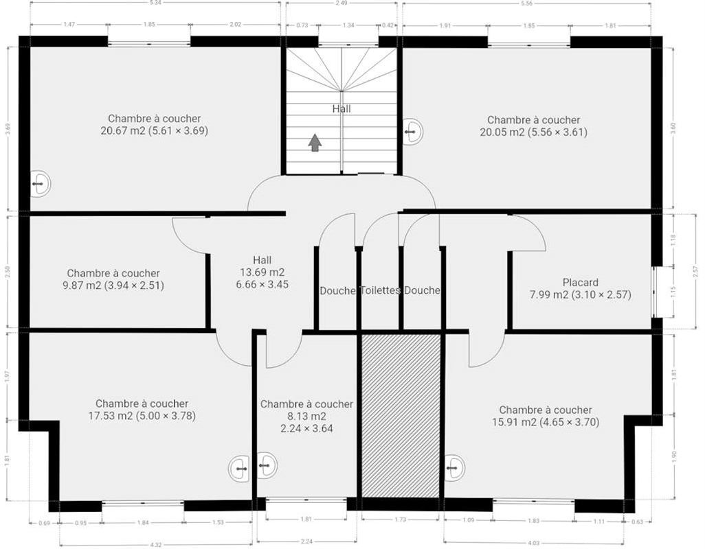Immeuble commercial en bon état de 511m² sur 18a 25ca