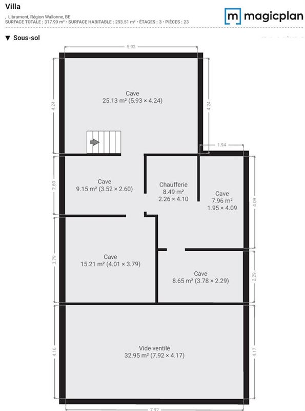 Spacieuse et lumineuse villa 5ch tout confort 317m²
