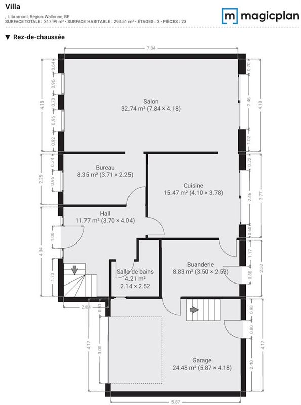 Spacieuse et lumineuse villa 5ch tout confort 317m²