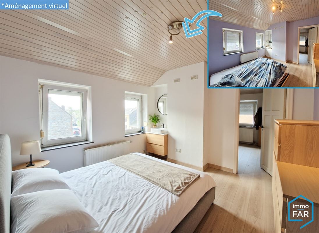 Centre Libramont - lumineuse maison bel étage 2 ch