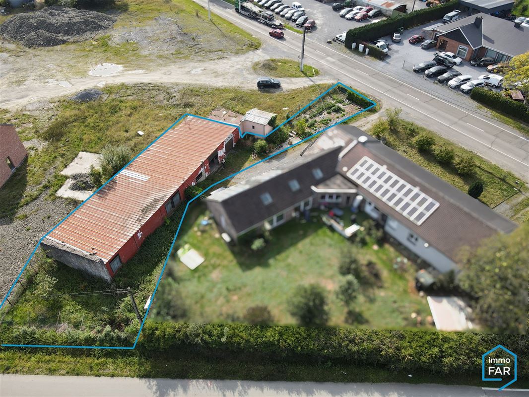 Terrain avec bâtiment polyvalent de 253 m² avec potentiel d’habitation