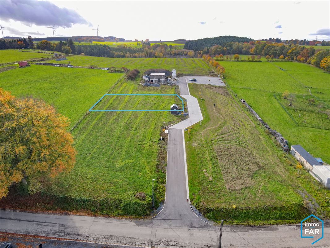 Proche Bastogne, superbe terrain de 826 m² en lotissement