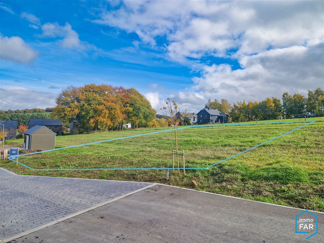 Proche Bastogne, superbe terrain de 826 m² en lotissement