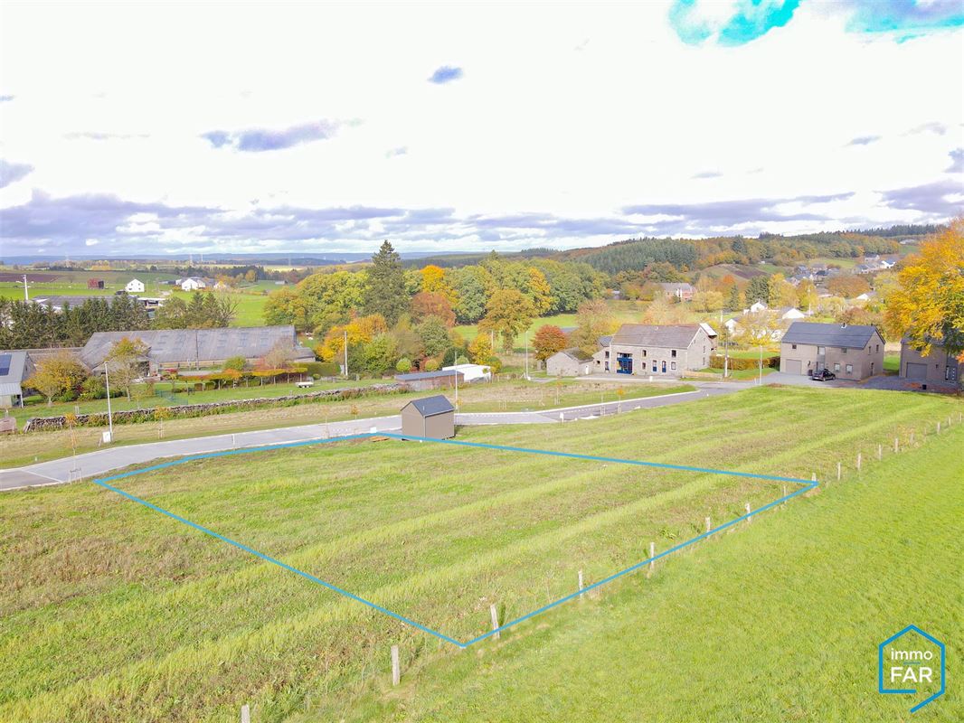 Proche Bastogne, superbe terrain de 826 m² en lotissement