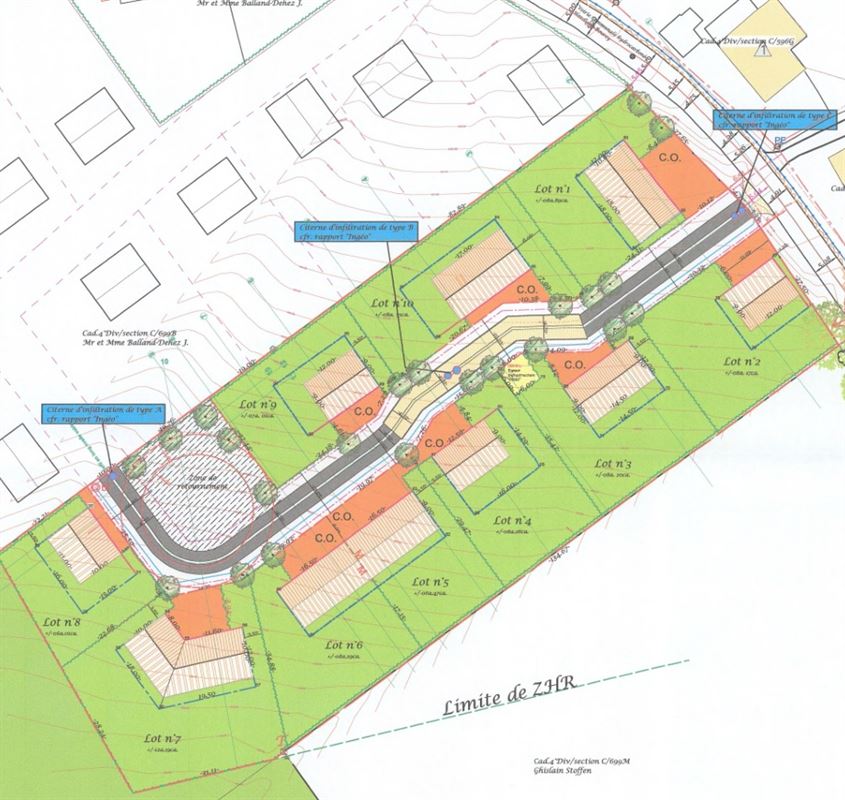 Proche Bastogne, superbe terrain de 826 m² en lotissement