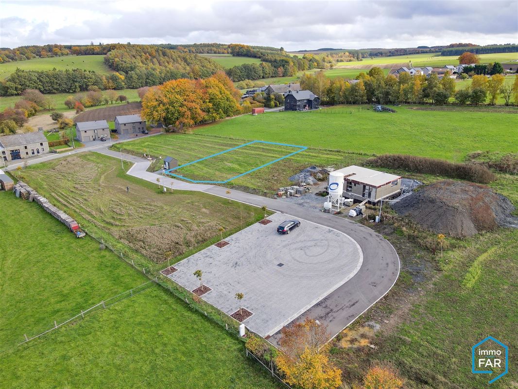 Proche Bastogne, superbe terrain de 826 m² en lotissement