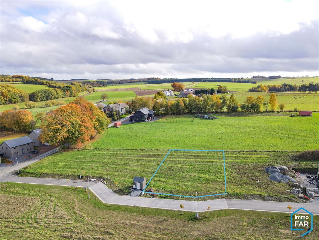 Proche Bastogne, superbe terrain de 826 m² en lotissement
