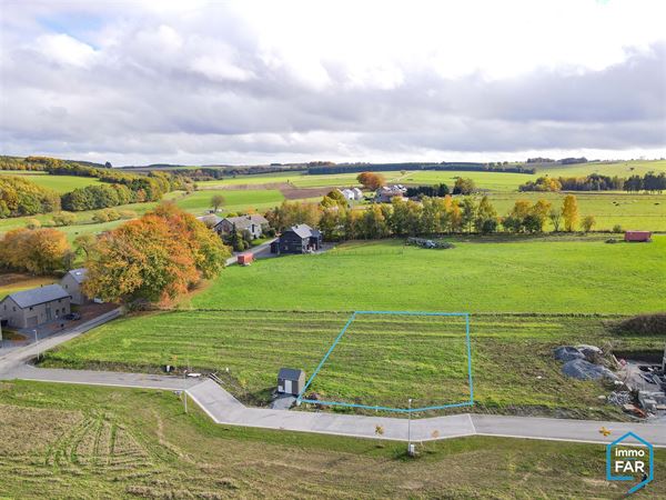Proche Bastogne, superbe terrain de 826 m² en lotissement