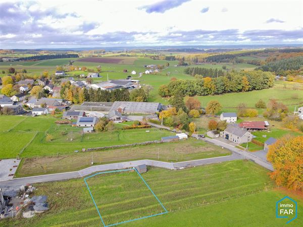 Proche Bastogne, superbe terrain de 826 m² en lotissement