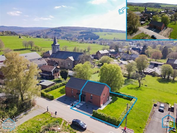 Splendide maison neuve prête à vivre 3ch avec jardin PEB A+