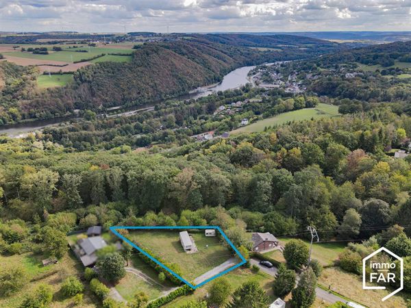 Hastière – Superbe parcelle à bâtir au grand calme –1143m2