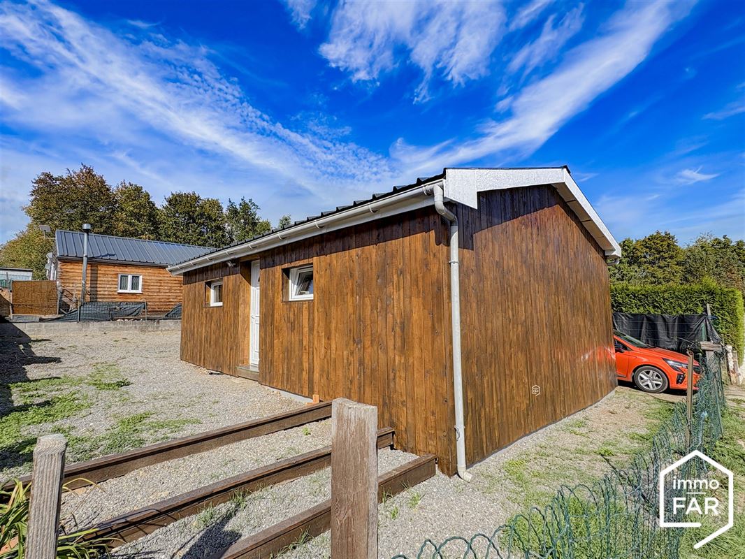 Charmant chalet neuf une chambre sur 2ares 51ca.