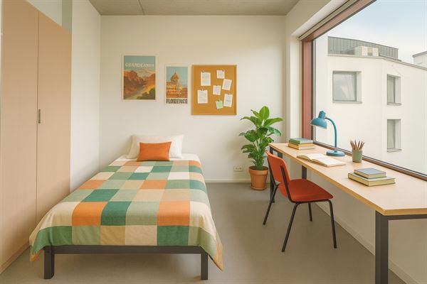 GEMEUBILEERDE STUDENTENKAMER TE ANTWERPEN
