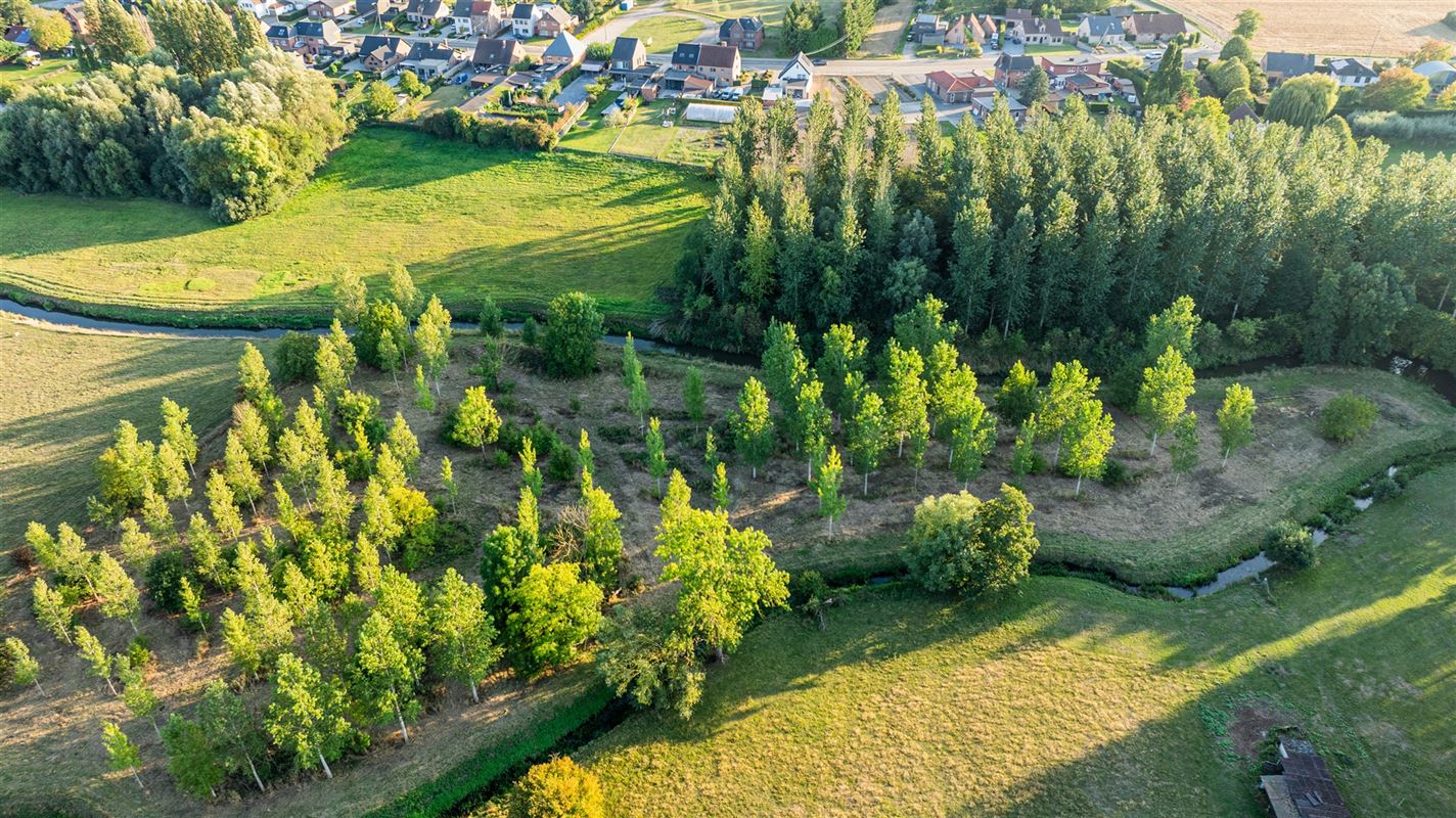 Twee beboste percelen in Stevoort.