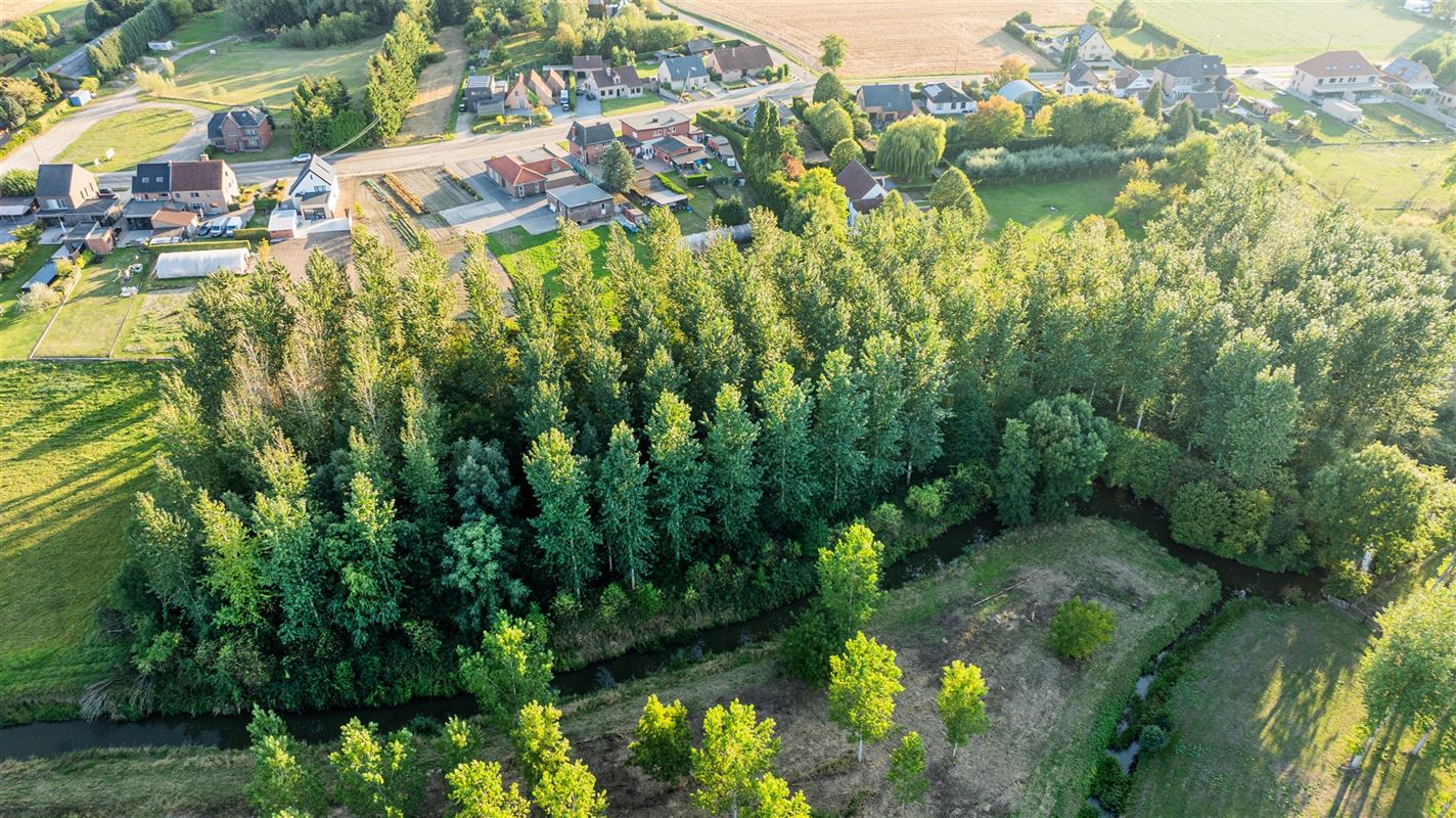 Twee beboste percelen in Stevoort.